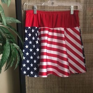 Sparkle Skirts American Flag Running Skirt
